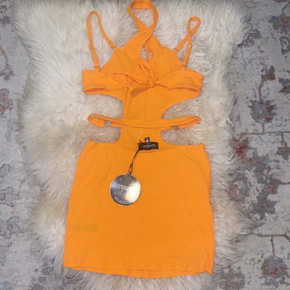 NWT Horoscopez Sneaky Link Strappy Mini Dress - Picture 6 of 6